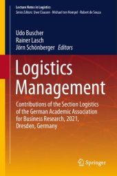 book Logistics Management: Contributions of the Section Logistics of the German Academic Association for Business Research, 2021, Dresden, Germany