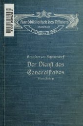 book Der Dienst des Generalstabes