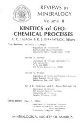 book Kinetics of Geochemical Processes