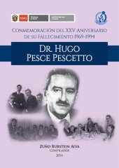 book Conmemoración del XXV aniversario de su fallecimiento 1969-1994: Dr. Hugo Pesce Pescetto