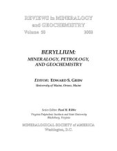 book Beryllium - Mineralogy, Petrology, and Geochemistry