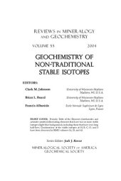 book Geochemistry of Non-Traditional Stable Isotopes