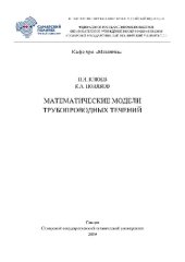 book Математические модели трубопроводных течений. Монография