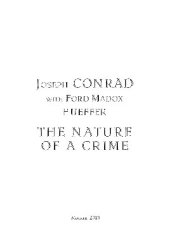 book The Nature of a Crime