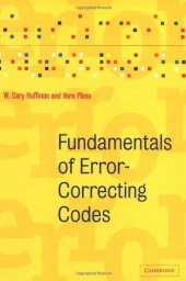 book Fundamentals of Error-Correcting Codes