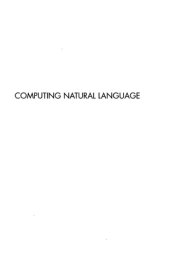 book Computing Natural Language