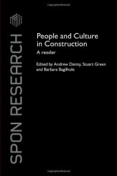 book People and Culture in Construction: A Reader (Spon Research)