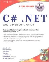 book C#.net Web Developer's Guide (With CD-ROM)