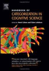 book Handbook of Categorization in Cognitive Science