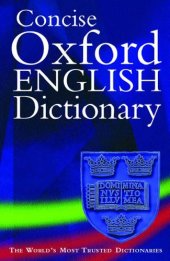 book Concise Oxford English Dictionary