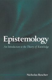 book Epistemology: An Introduction to the Theory of Knowledge