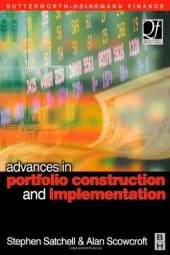 book Advances in Portfolio Construction and Implementation (Quantitative Finance)