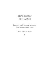 book Letters on Familiar Matters (Rerum familiarium libri), Volume 2