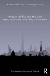 book Accountability and the Law: Rights, Authority and Transparency of Public Power