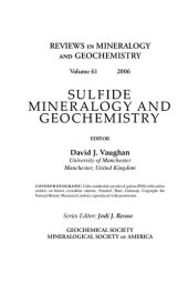 book Sulfide Mineralogy and Geochemistry