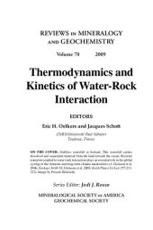 book Thermodynamics and Kinetics of Water-Rock Interactions