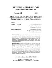 book Molecular Modeling Theory - Applications in the Geosciences