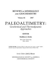 book Paleoaltimetry