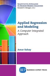 book Applied Regression And Modeling: A Computer Integrated Approach