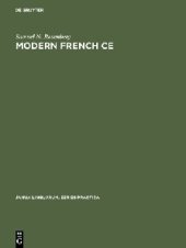 book Modern French CE: The Neuter Pronoun in Adjectival Predication