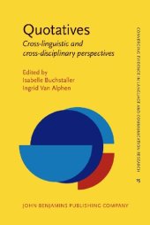 book Quotatives: Cross-linguistic and Cross-disciplinary Perspectives