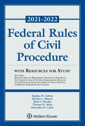 book Federal Rules of Civil Procedure with Resources for Study 2021-2022