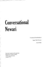 book Conversational Newari