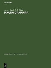 book Maung Grammar: Texts and Vocabulary