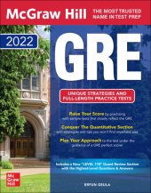 book McGraw Hill GRE 2022