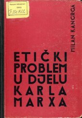 book Etički problem u djelu Karla Marxa. Kritika moralne svijesti