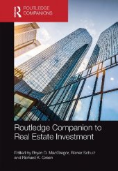 book Routledge Companion to Real Estate Investment