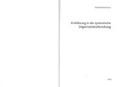 book Einführung in die systemische Organisationsforschung