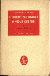 book O federazione europea o nuove guerre