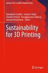 book Sustainability for 3D Printing