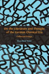 book On the Literature and Thought of the German Classical Era: Collected Essays