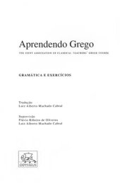 book APRENDENDO GREGO - Gramática e exercícios