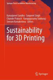 book Sustainability for 3D Printing