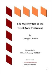 book The Majority Text of the New Testament