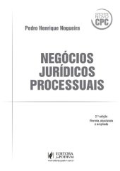 book Negócios Jurídicos Processuais