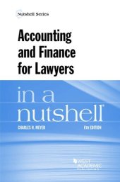 book Accounting and Finance for Lawyers in a Nutshell