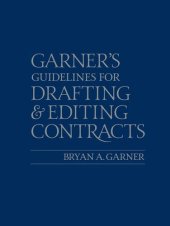book Guidelines for Drafting and Editing Contracts