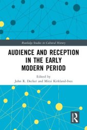 book Audience and Reception in the Early Modern Period