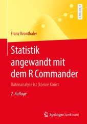 book Statistik angewandt mit dem R Commander: Datenanalyse ist (k)eine Kunst (German Edition)