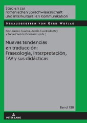 book Nuevas tendencias en traducción: Fraseología, Interpretación, TAV y sus didácticas