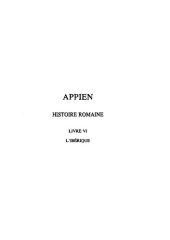 book Appien: Histoire romaine. Tome II, Livre VI: L'Ibérique