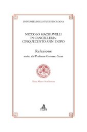 book Niccolò Machiavelli in Cancelleria. Cinquecento anni dopo