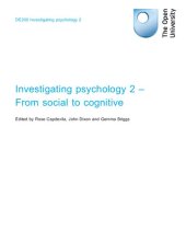 book Investigating Psychology 2 - From Social to Cognitive