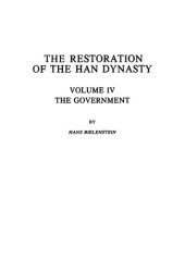 book The Restoration of the Han Dynasty: Volume IV, The Government