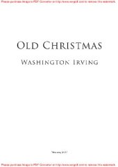 book Old Christmas