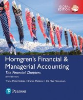 book Horngren's Financial & Managerial Accounting, The Financial Chapters